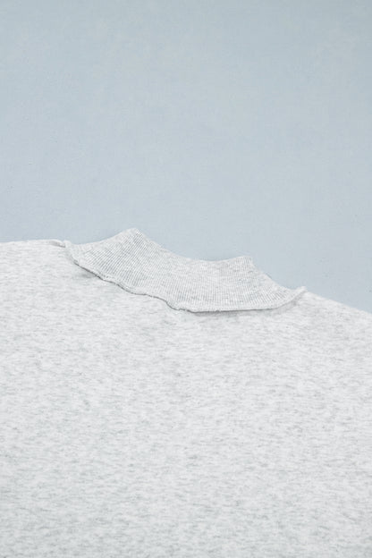Sunday Grace "WWJD" Mock Neck Sweatshirt