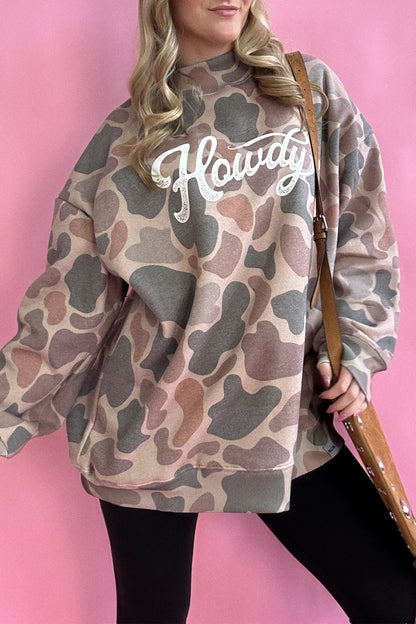 Backroad Howdy Camo Western Sweatshirt