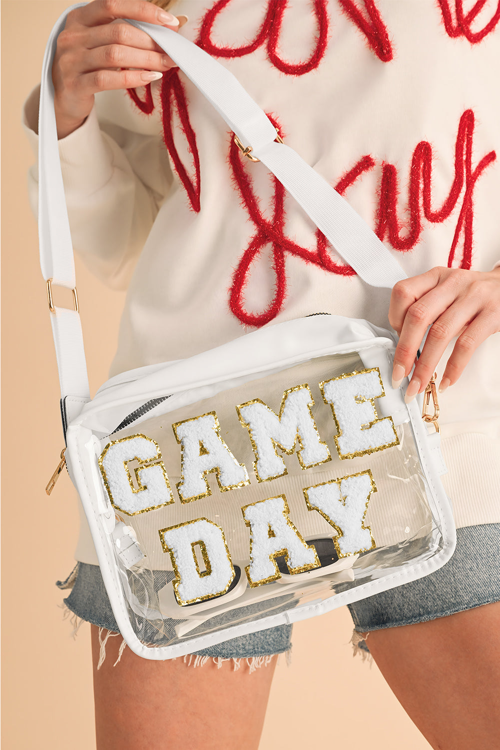 Friday Night Game Day Clear Bag