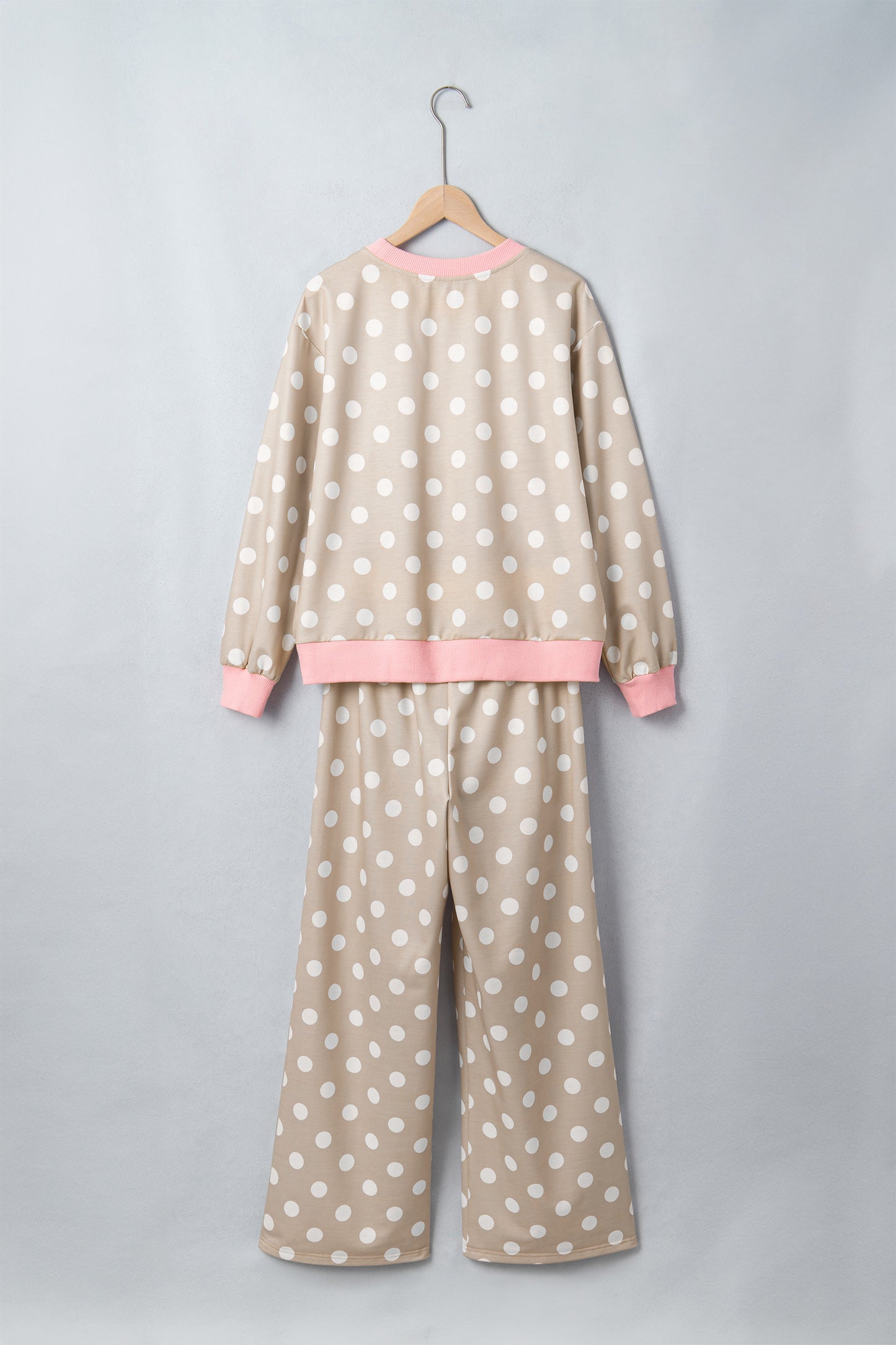 Sweet Talk Polka Dot Top And Pants Set