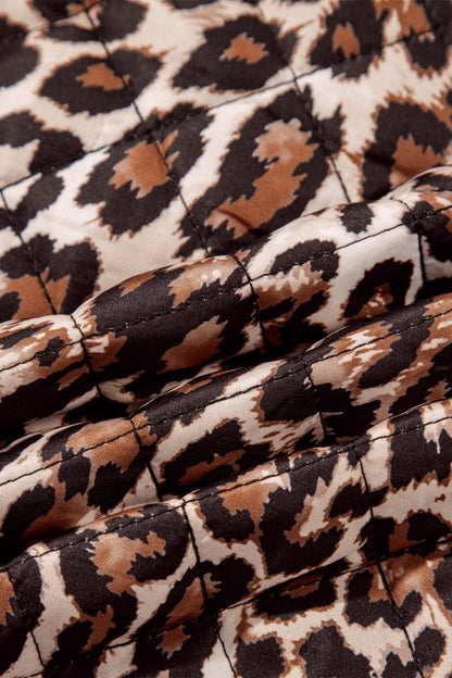 Leopard Quilted Button-Front Jacket — product image 6