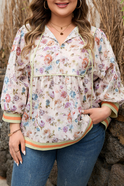Floral Babydoll Blouse