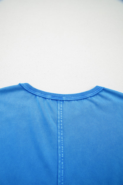 Stardust Mineral Wash Mesh Tee