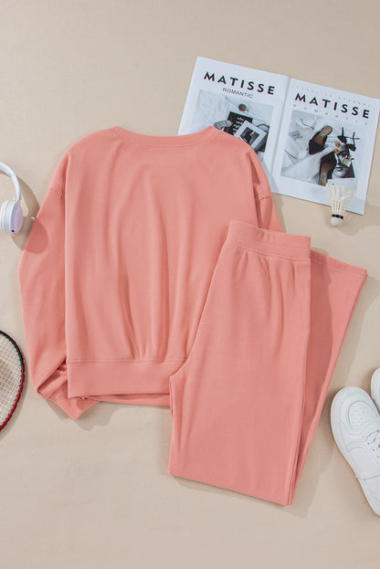 Blossom Ribbed Lounge Set