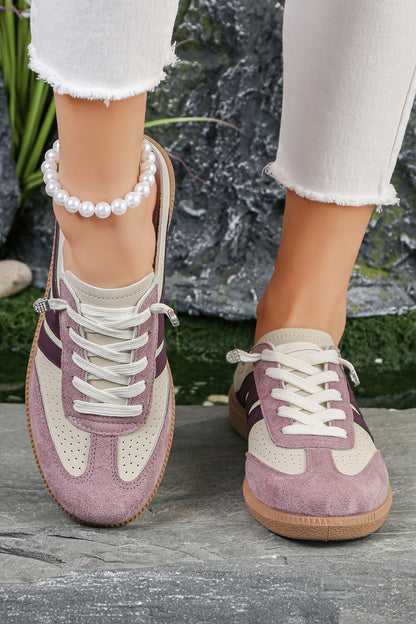 Sunlit Eyelet Faux Suede Sneakers