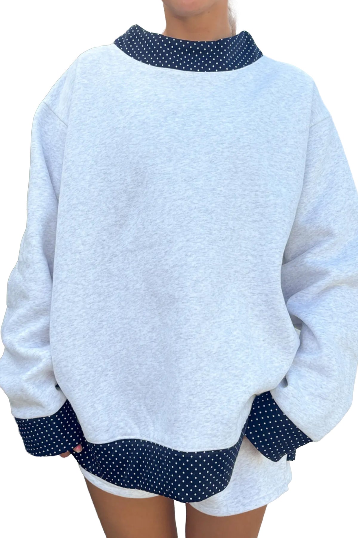 Sunday Grace Polka Dot Jesus Sweatshirt