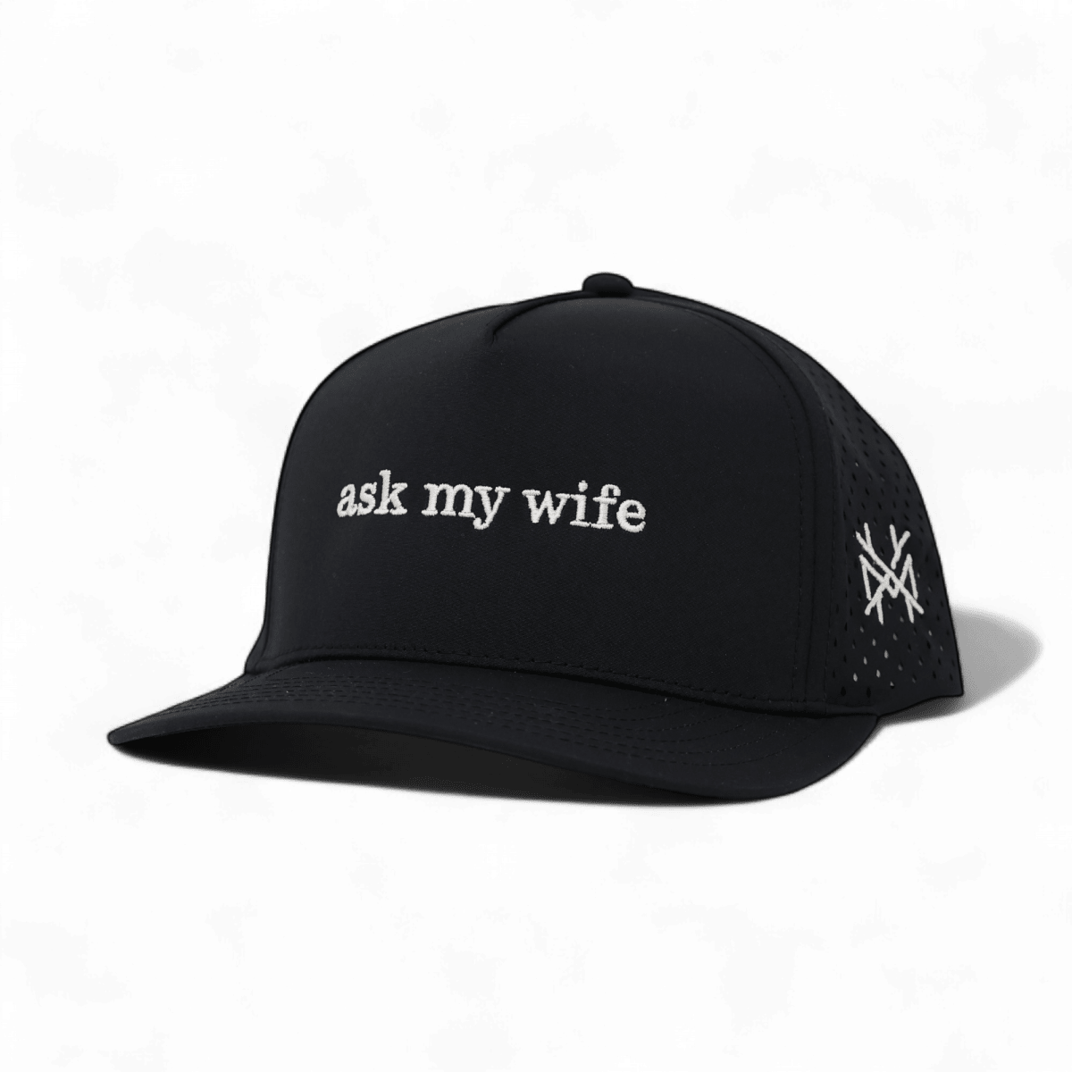 Ask My Wife Snapback Hat