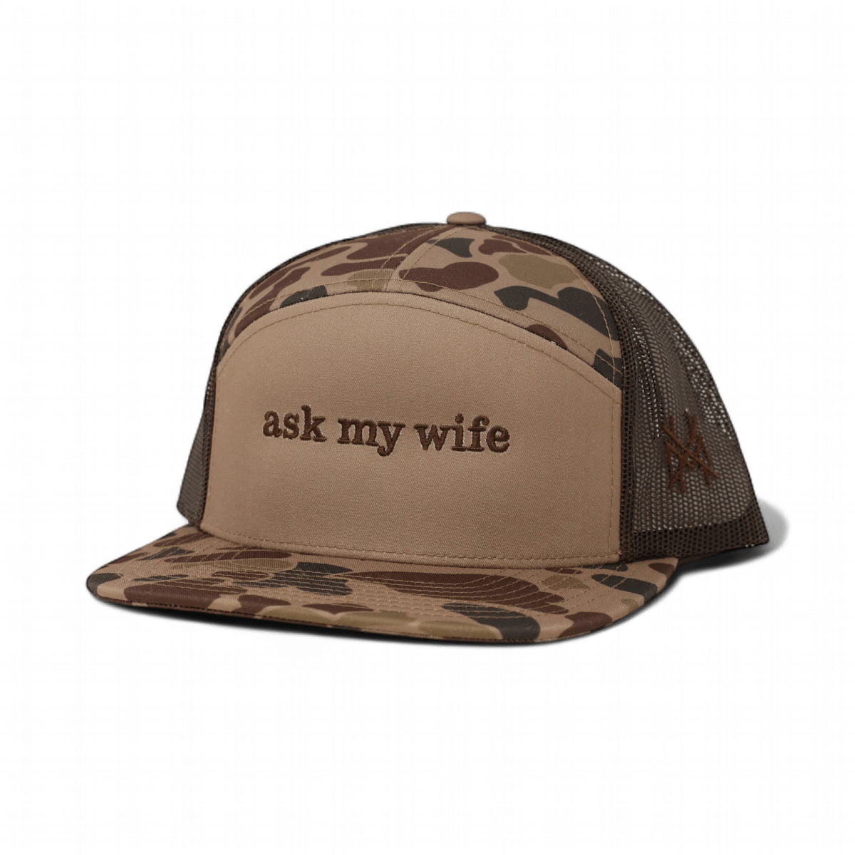 Ask My Wife Snapback Hat
