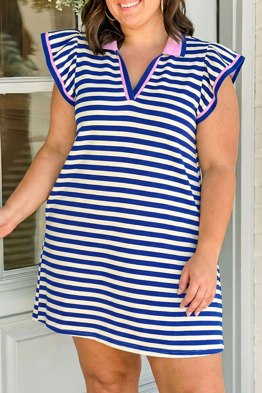 Riverbend Striped Shift Dress