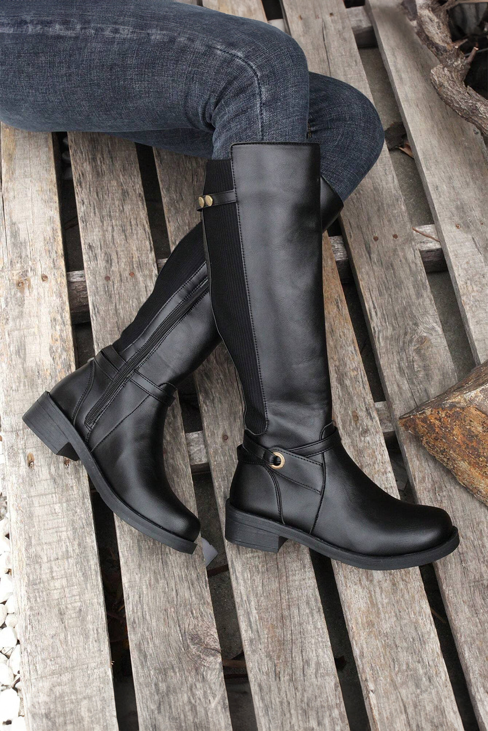 Blackwater Knee-High Western Boots