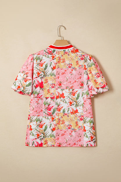 Magnolia Collared Floral Blouse
