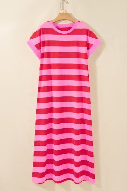 Sunday Stroll Striped Pocket Dress