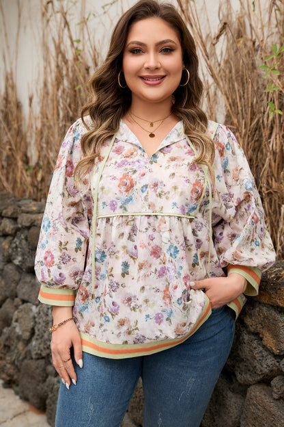 Floral Babydoll Blouse