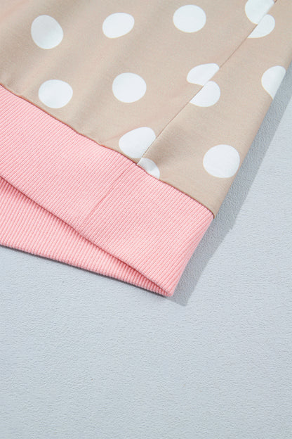 Sweet Talk Polka Dot Top And Pants Set