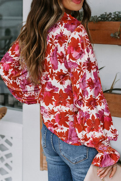 Meadow Floral Smocked Blouse