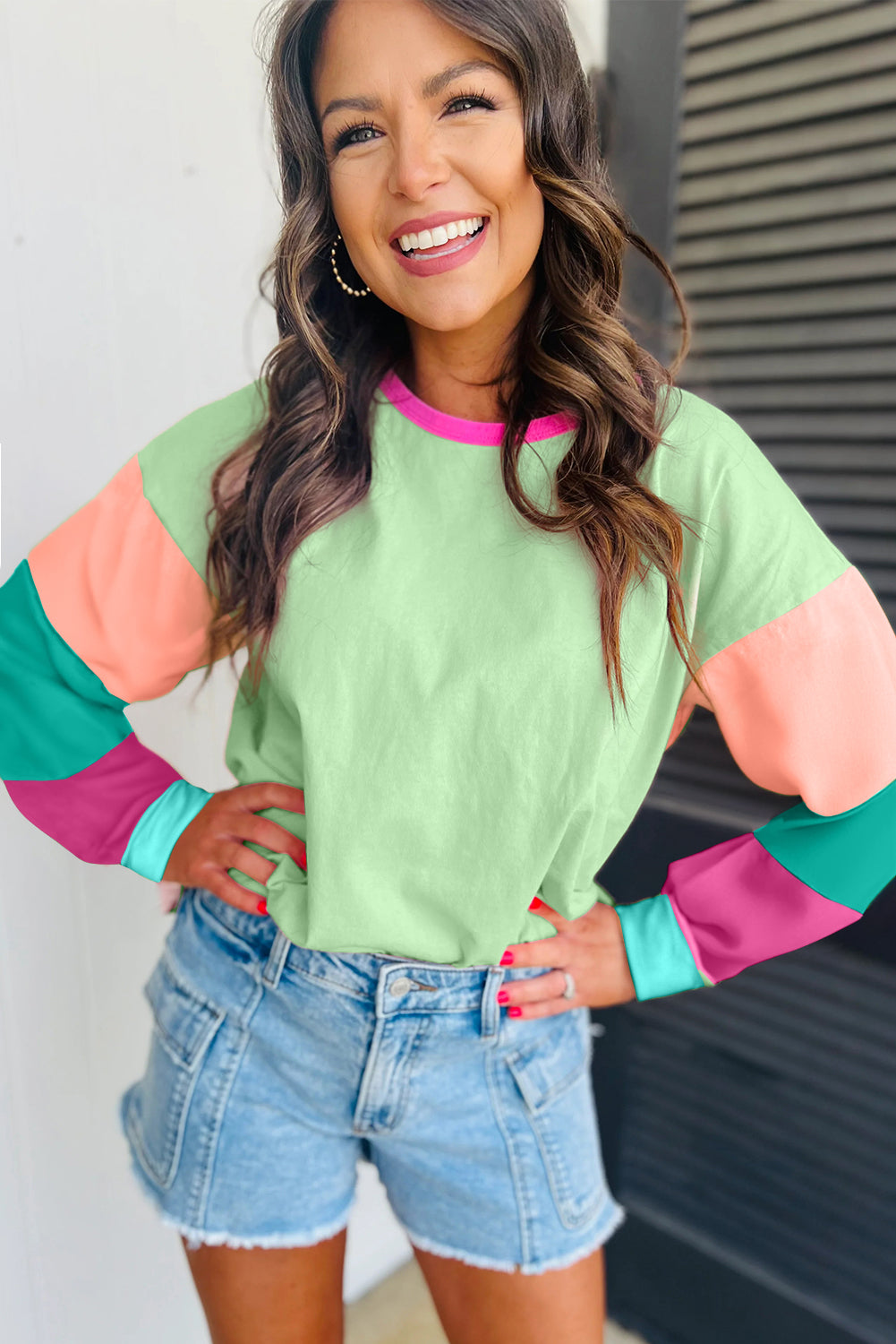 Prairie Colorblock Patchwork Top