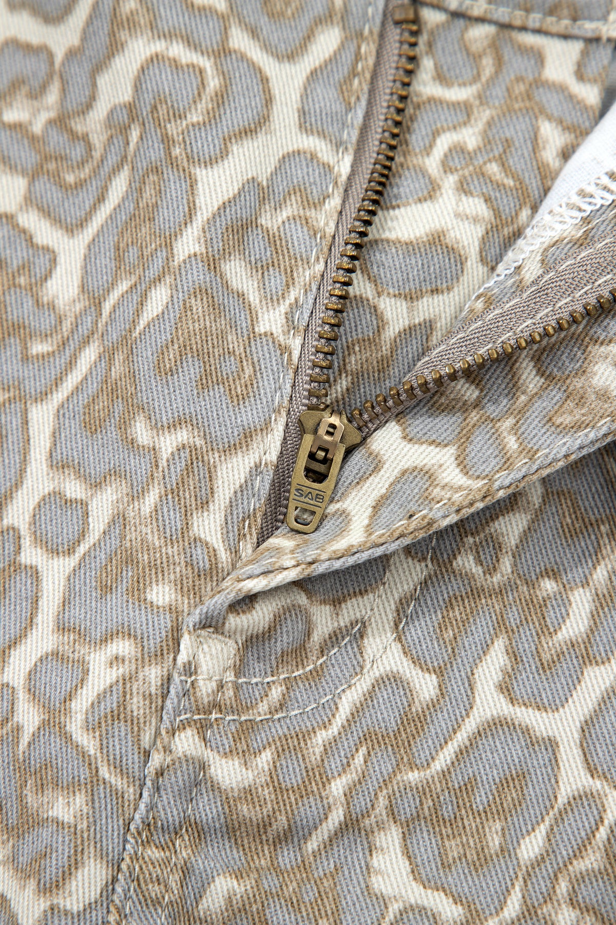 Wild West Leopard Denim Shorts
