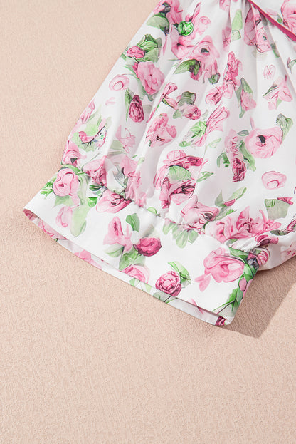 Bluebell Floral Plus Size Mini Dress