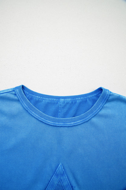 Stardust Mineral Wash Mesh Tee