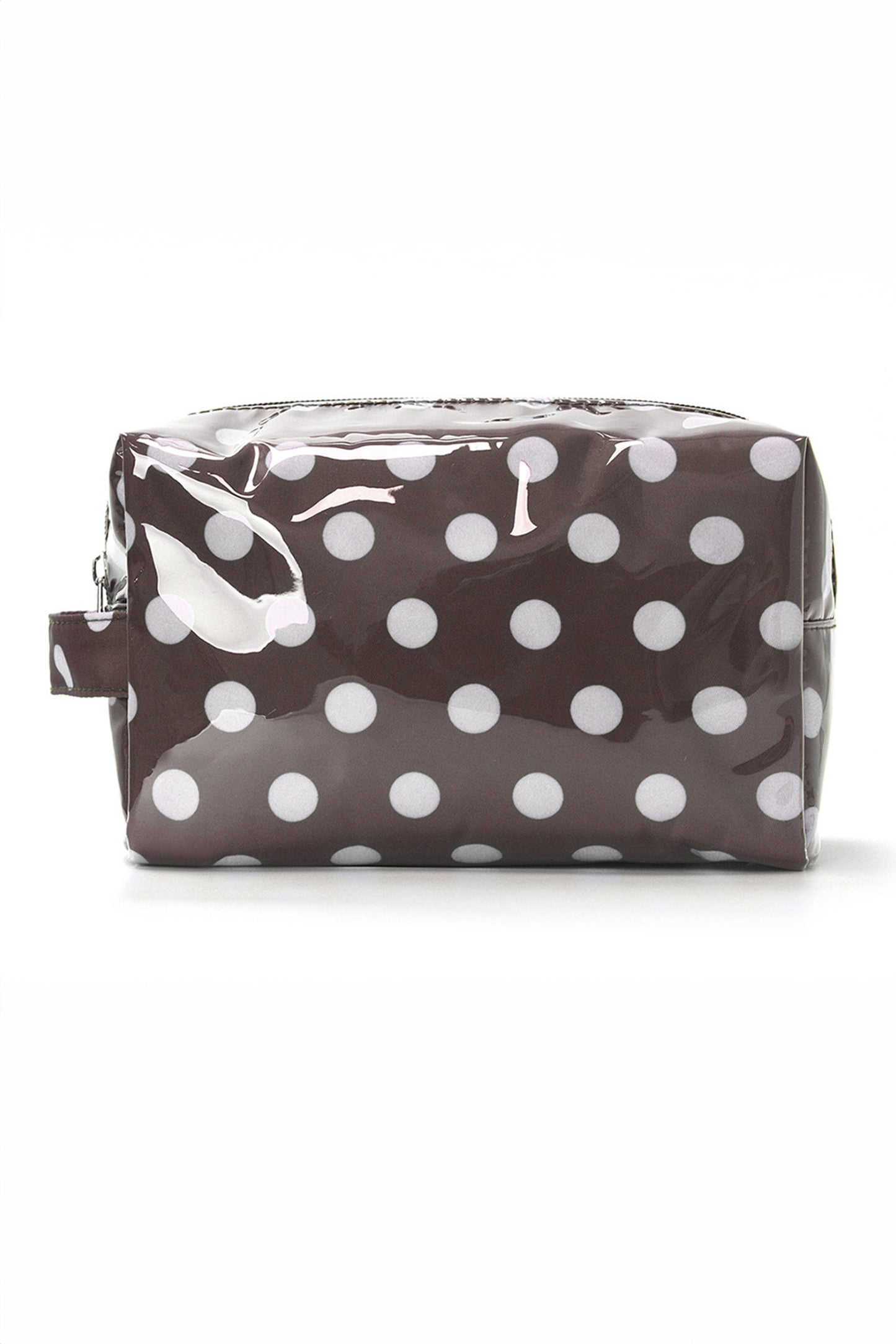 Cider Polka Dot PVC Makeup Bag