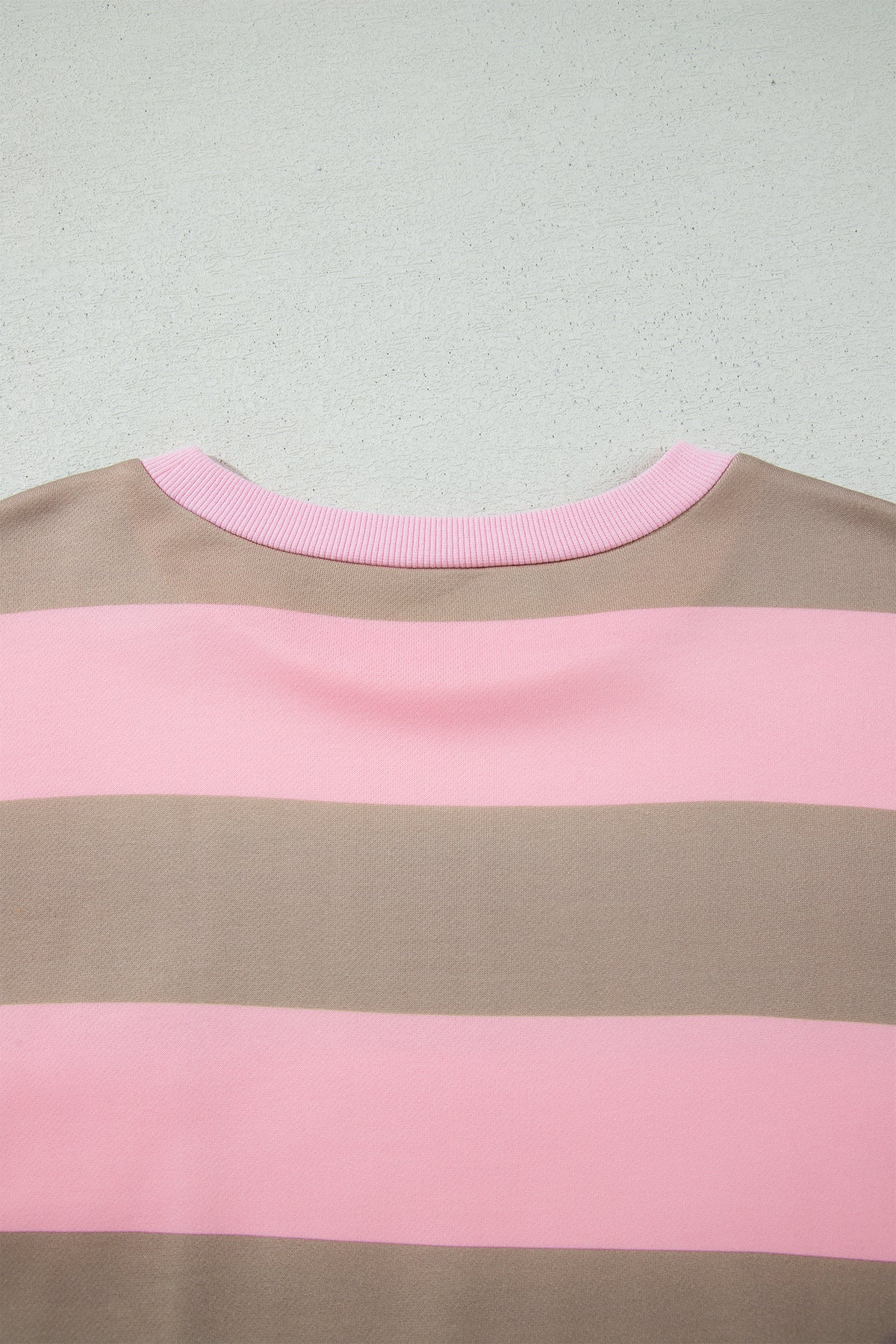 Striped Colorblock Pocket Sweatshirt