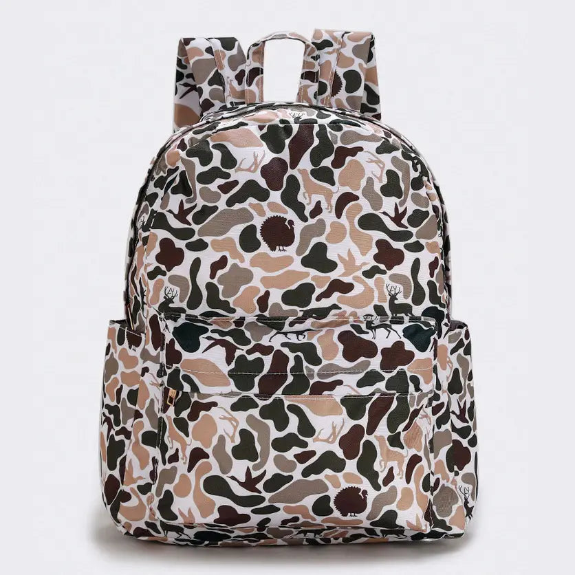 Deer Hunt Kids Canvas Backpack