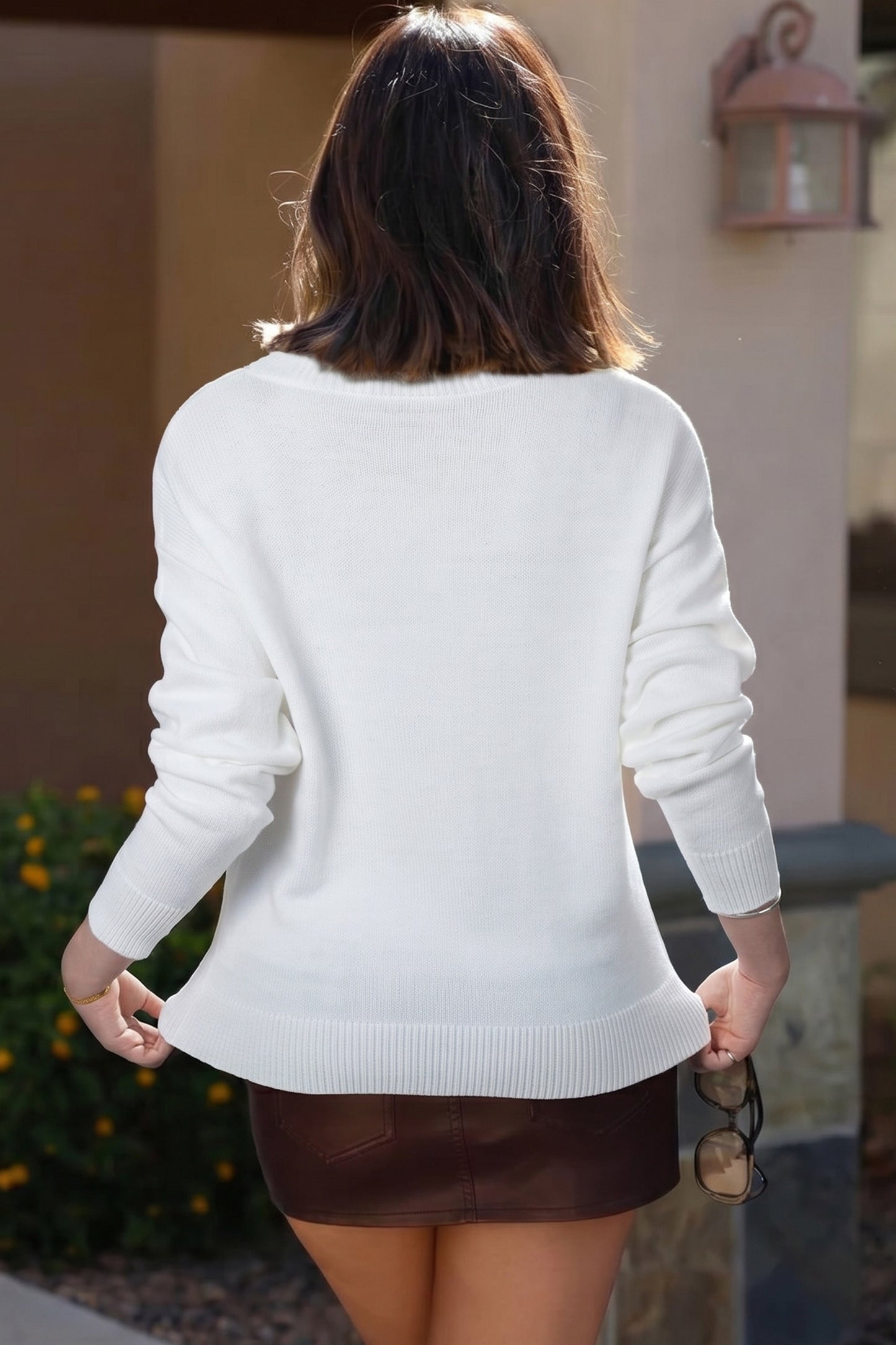 Mallard Drop Shoulder Knit Sweater