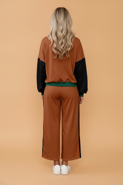 Weekend Colorblock Sweatshirt & Pants Set