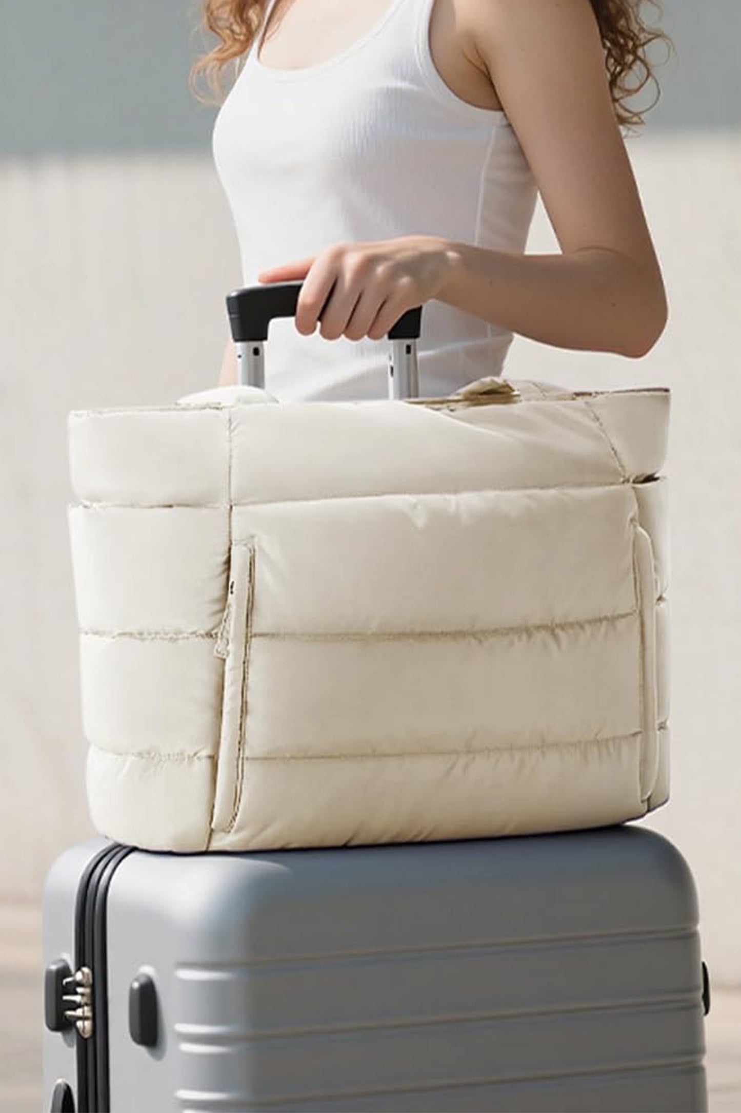 Cloud Nine Quilted Tote