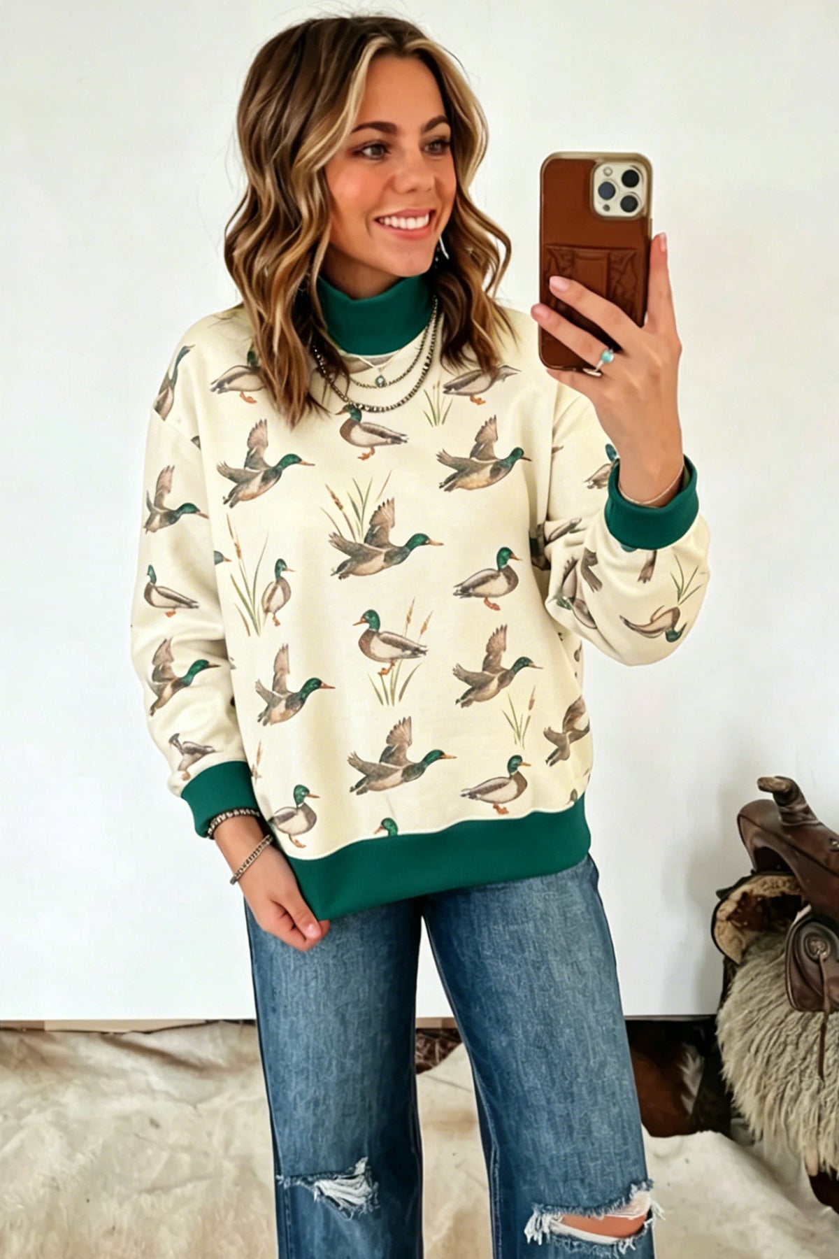 Flyway Mallard Colorblock Sweatshirt