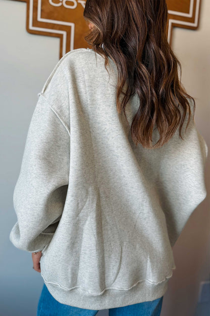Reversible Faith Mock Neck Sweatshirt