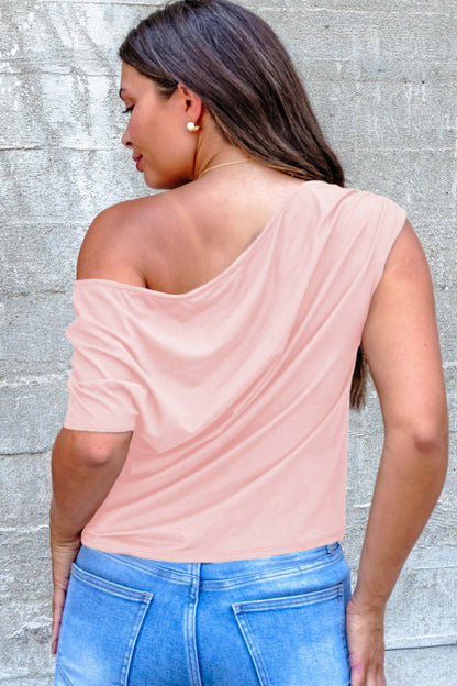 Sweet Talk Plus Size Asymmetric Blouse