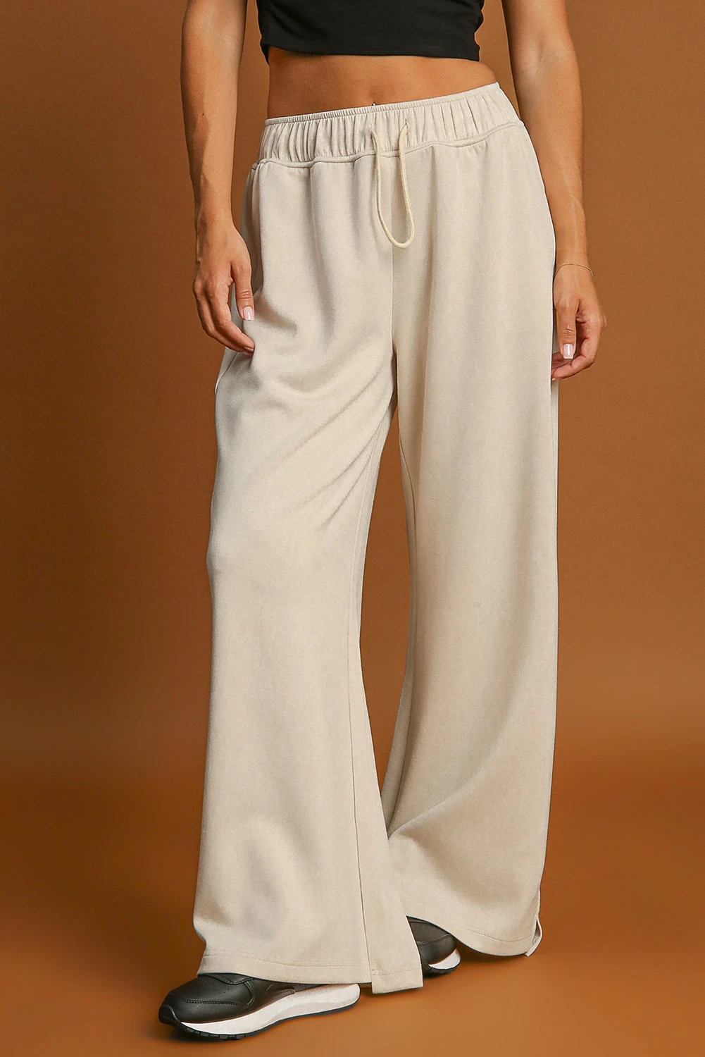 Porch Swing Drawstring Wide Leg Pants