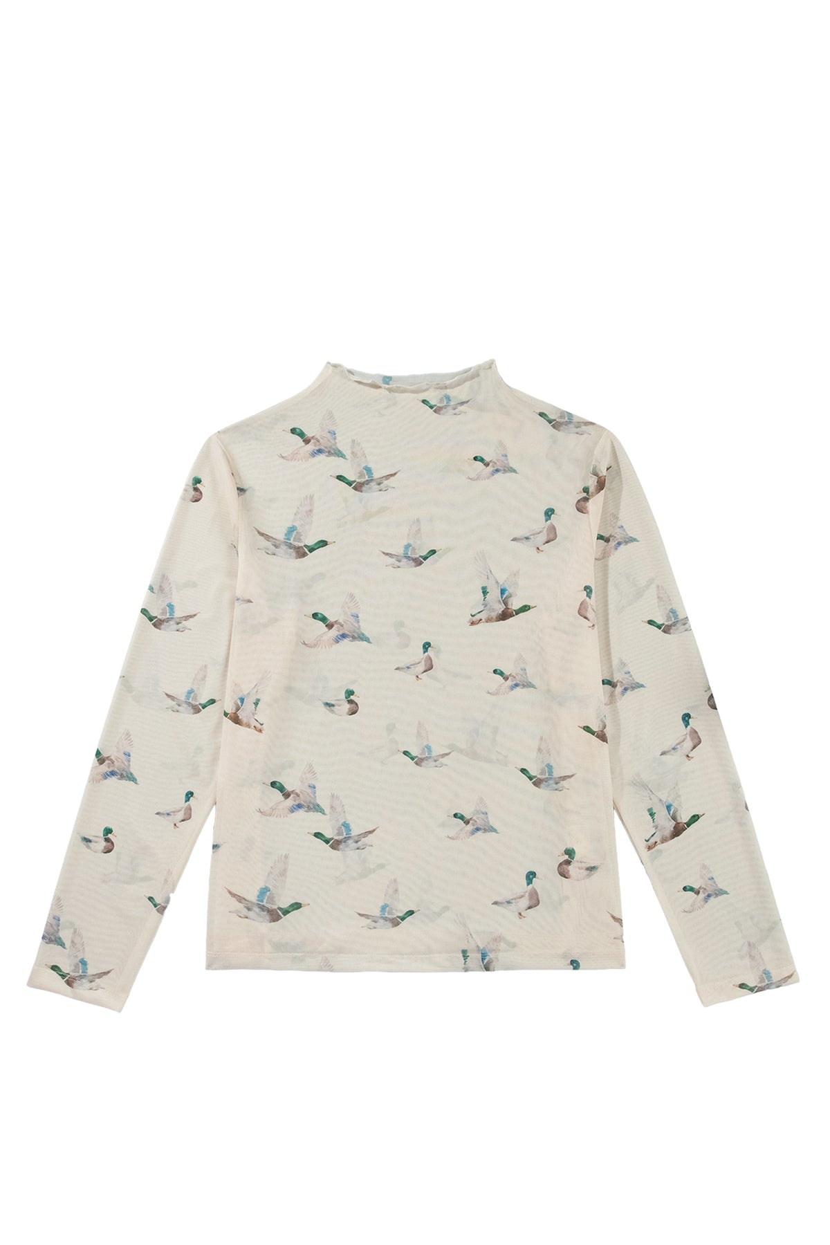 Marsh Duck Mesh Plus Size Blouse