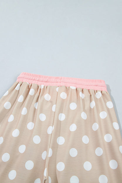 Sweet Talk Polka Dot Top And Pants Set