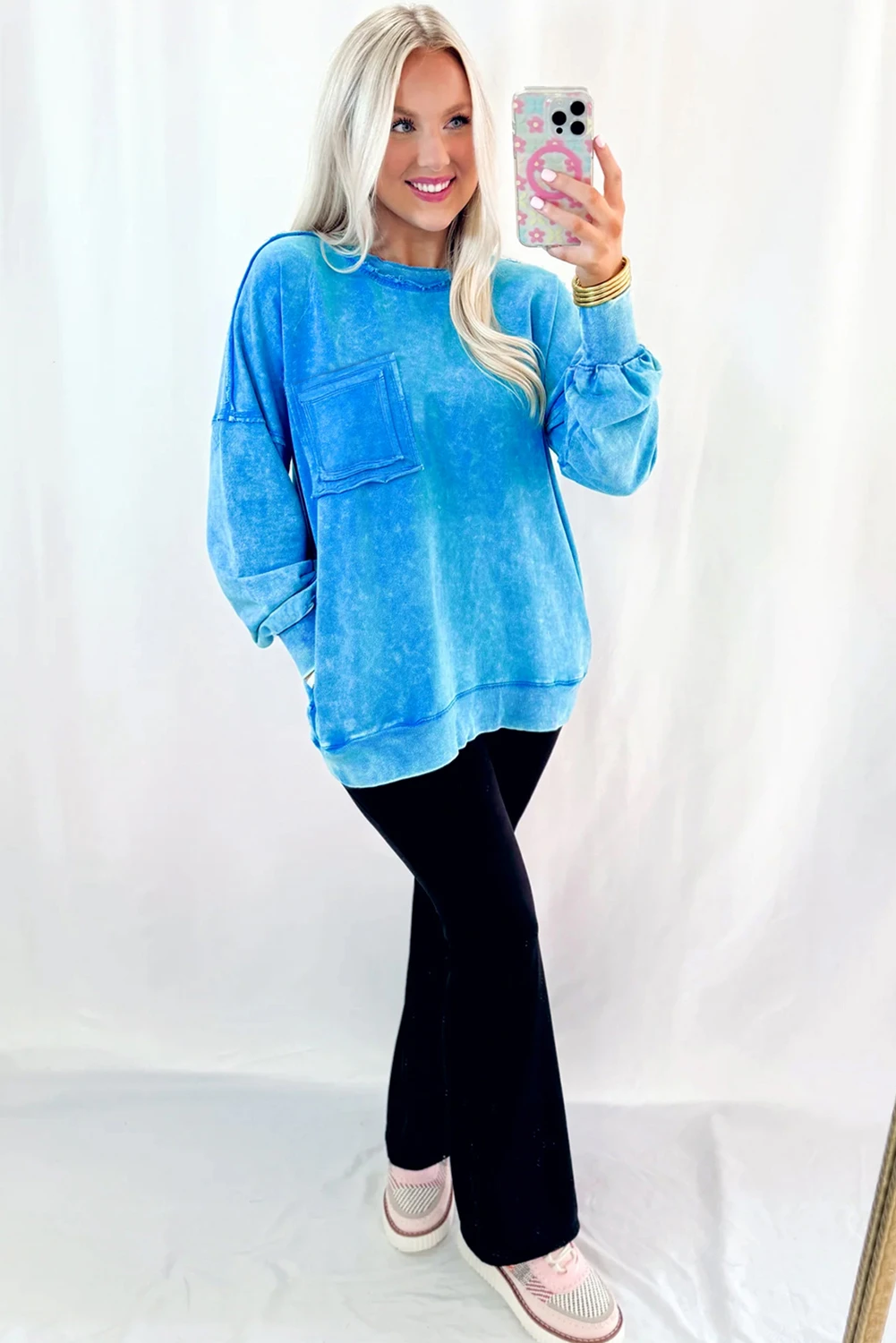 Blue Ridge Mineral Wash Pocket Sweatshirt