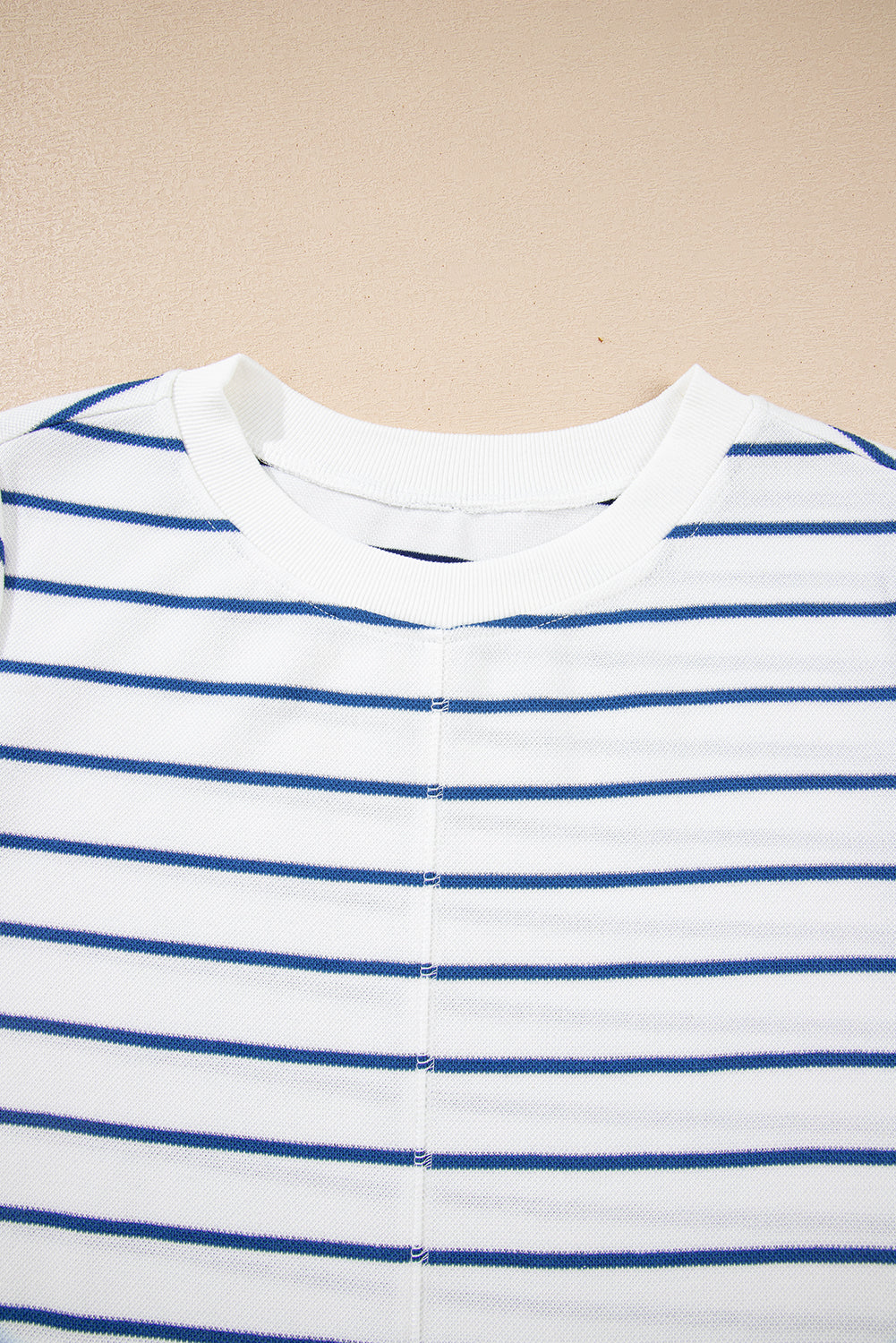 Sail Blue Stripe Wide-Leg Pant Set