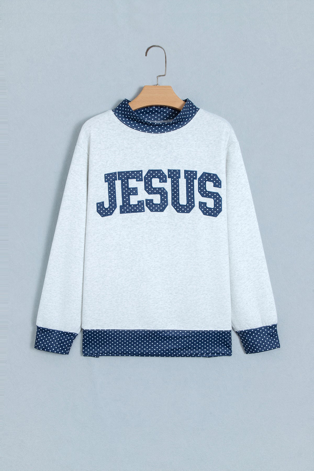 Sunday Grace Polka Dot Jesus Sweatshirt