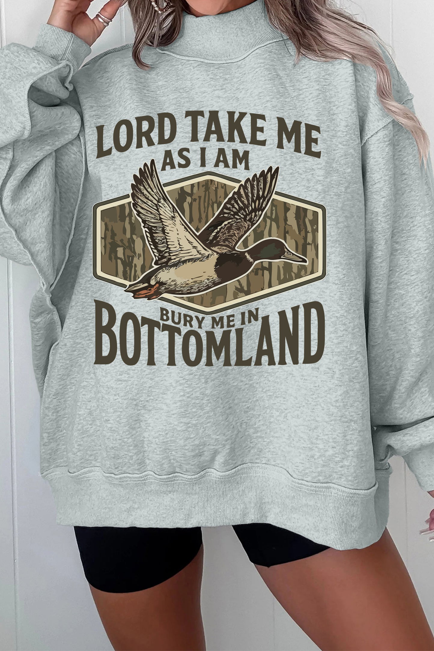 Trailhead Western Duck Mock Neck Sweatshirt