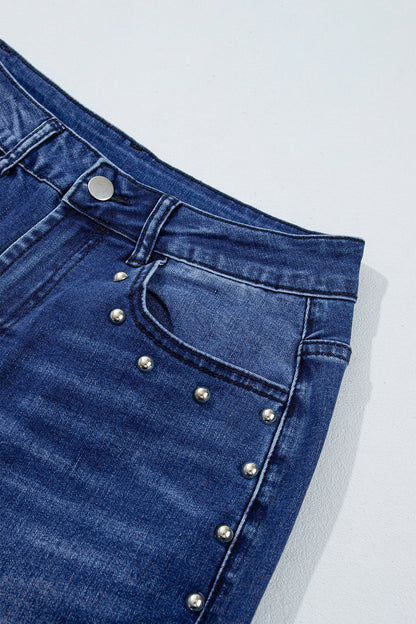 Canyon Studded Straight Leg Jeans