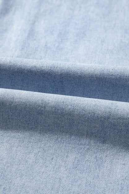 Lace Trim Side Stripe Straight Leg Jeans — product image 7