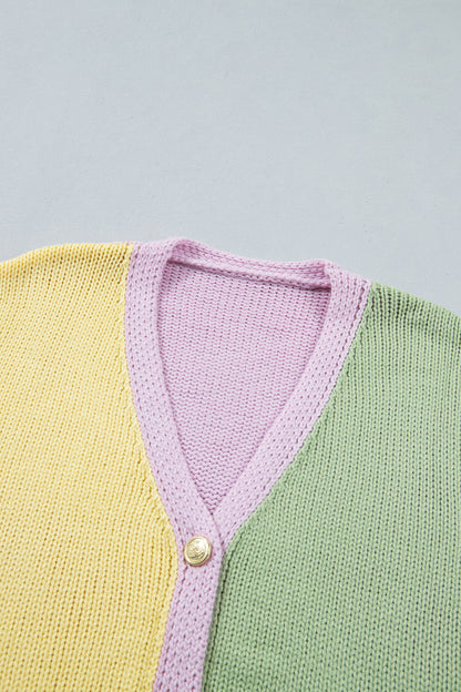 Sunbeam Colorblock Knit Cardigan