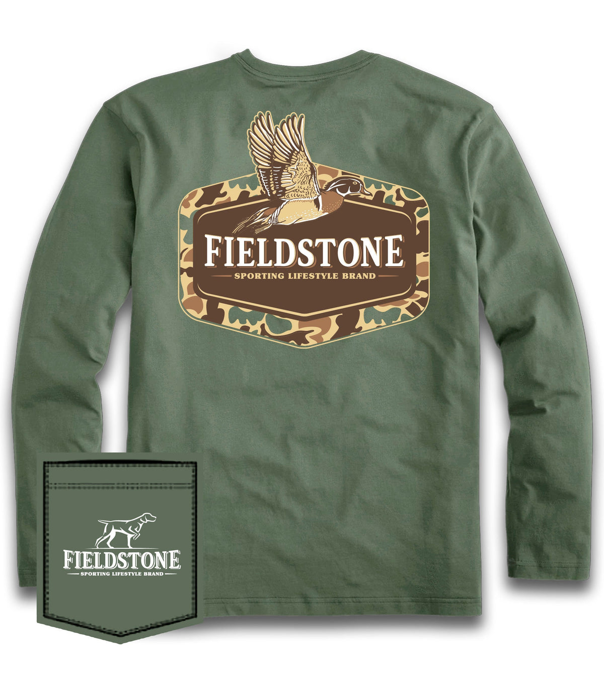 Camo Wood Duck Longsleeve