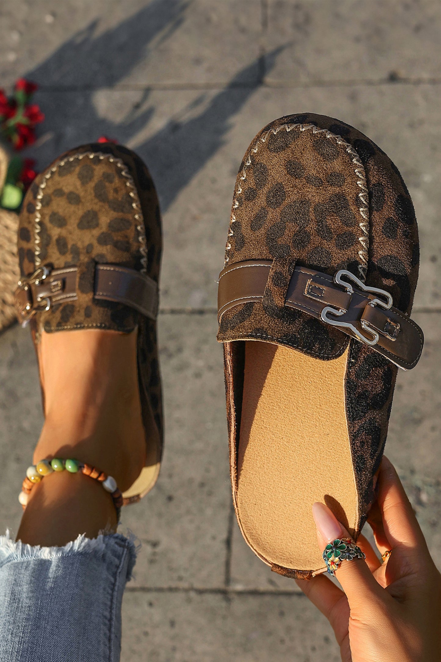 Cedar Creek Faux Suede Mule Slippers