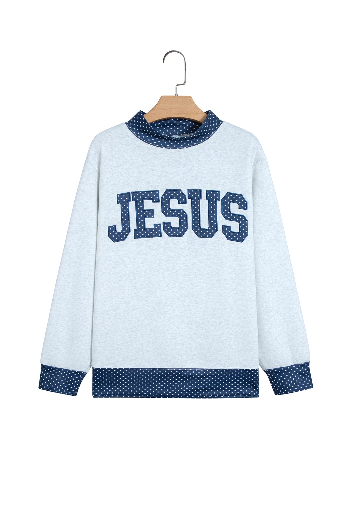 Sunday Grace Polka Dot Jesus Sweatshirt