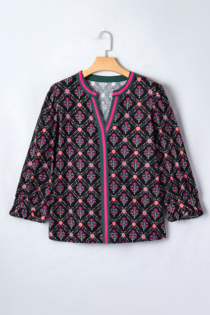 Sunday Stroll Vintage Floral Blouse