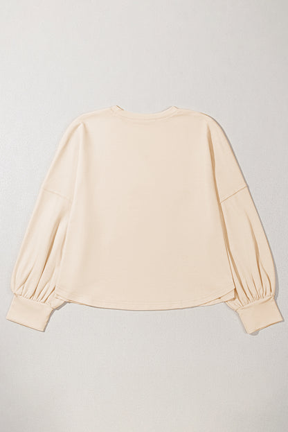 Beige Studded Star Tee