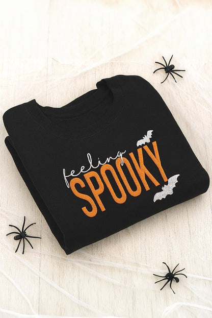 Feeling Spooky Embroidered Sweatshirt