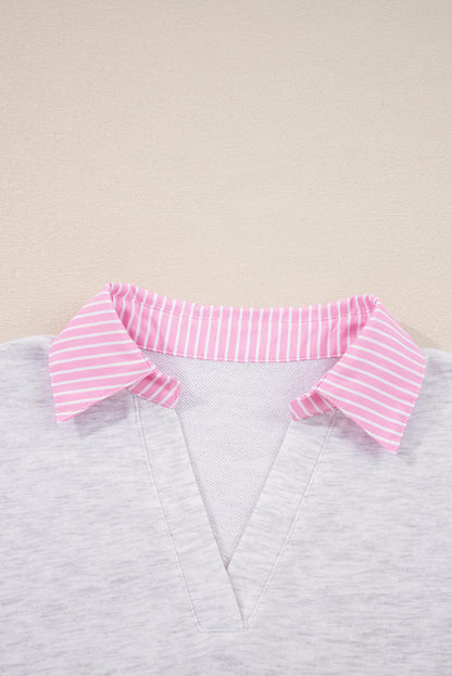 Front Porch Frill Collar Pullover Pants Set