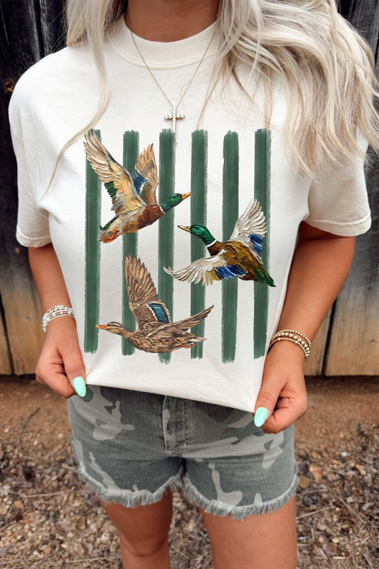 Greenhead Stripe Mallard Tee